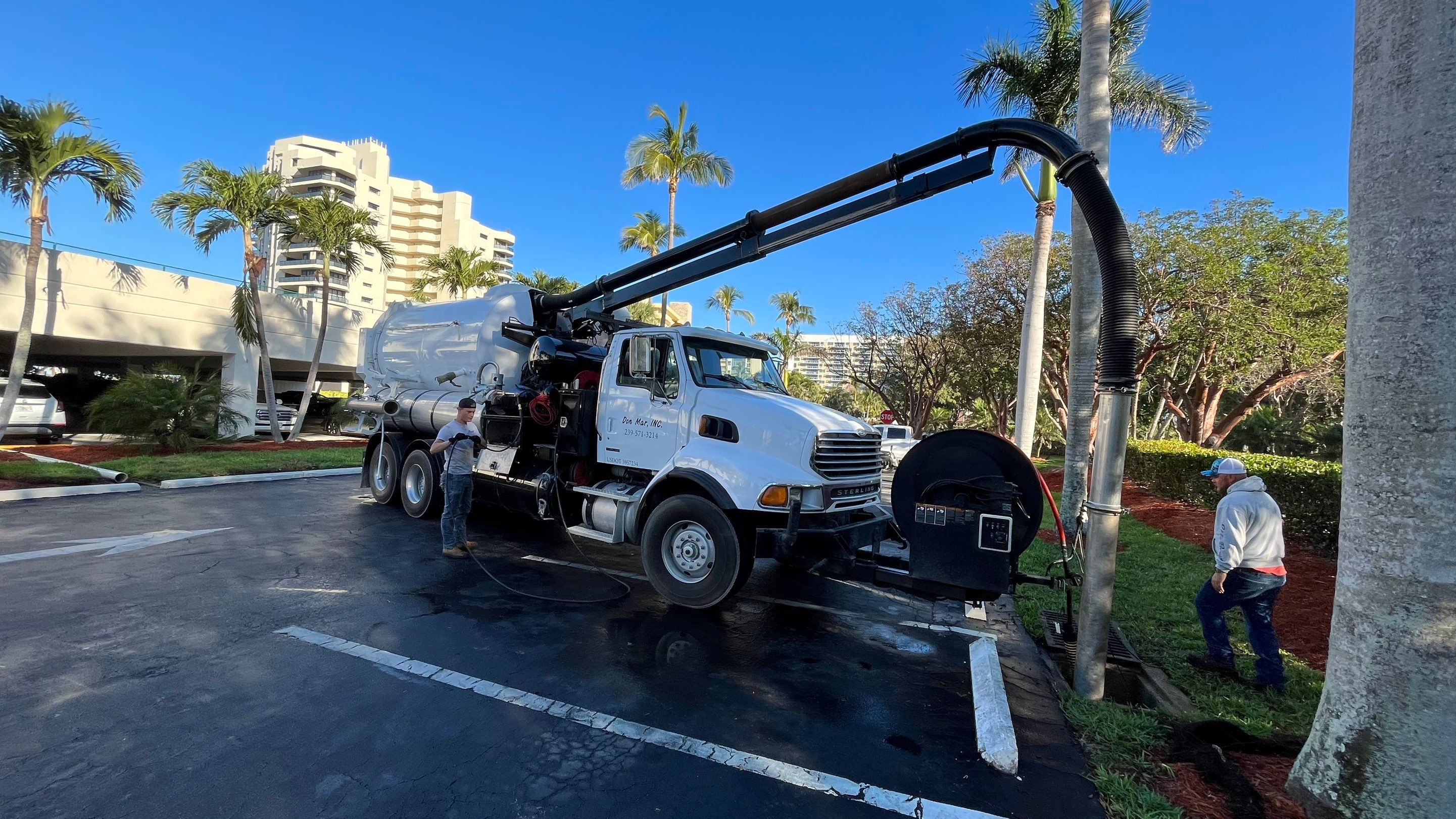 Condo Storm Water System Cleaning and Maintenance by APS Power & Water