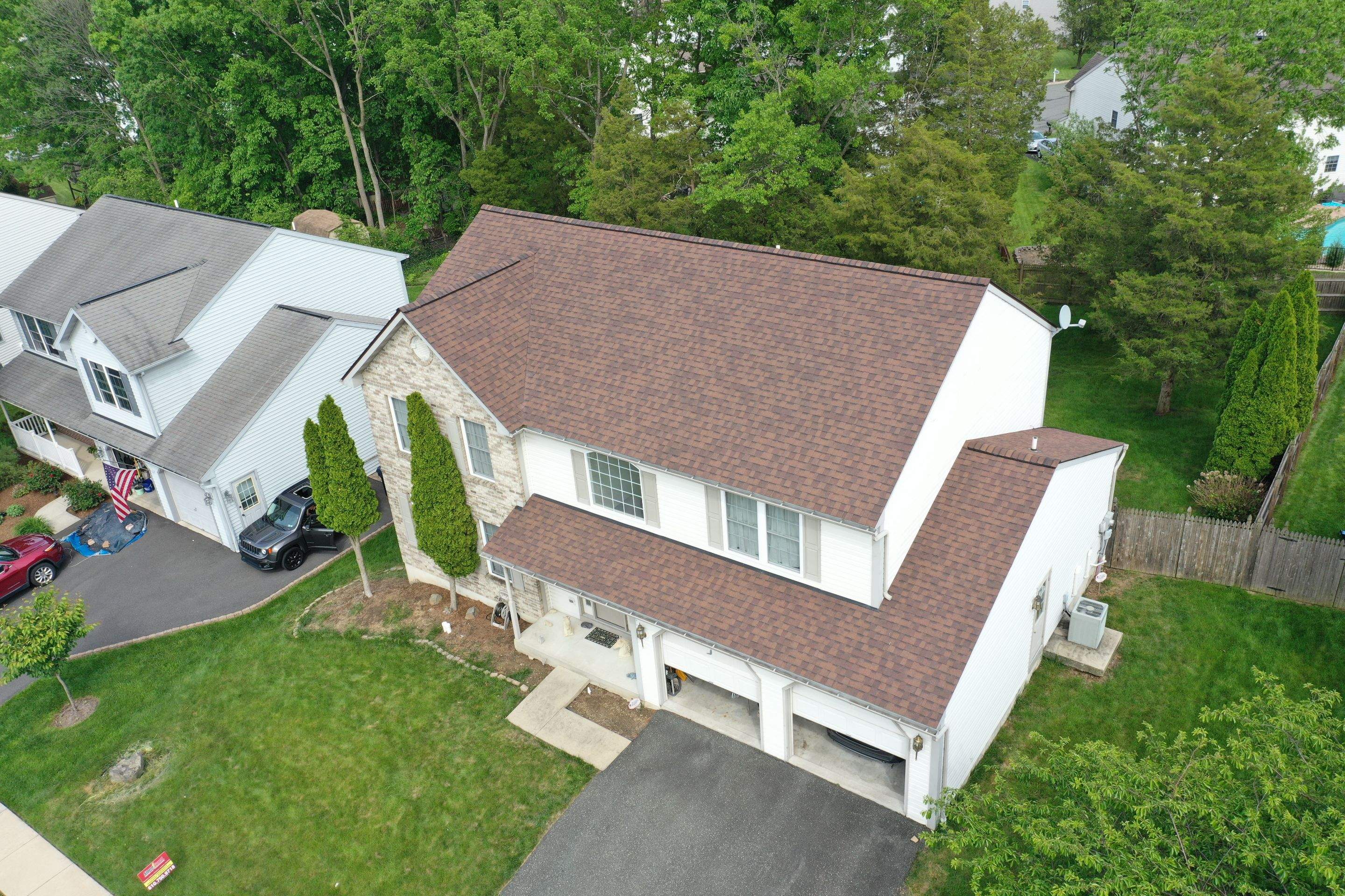 Roofing Installation using CertainTeed Landmark - Burnt Sienna by Storm Guard of Ches-Mont PA