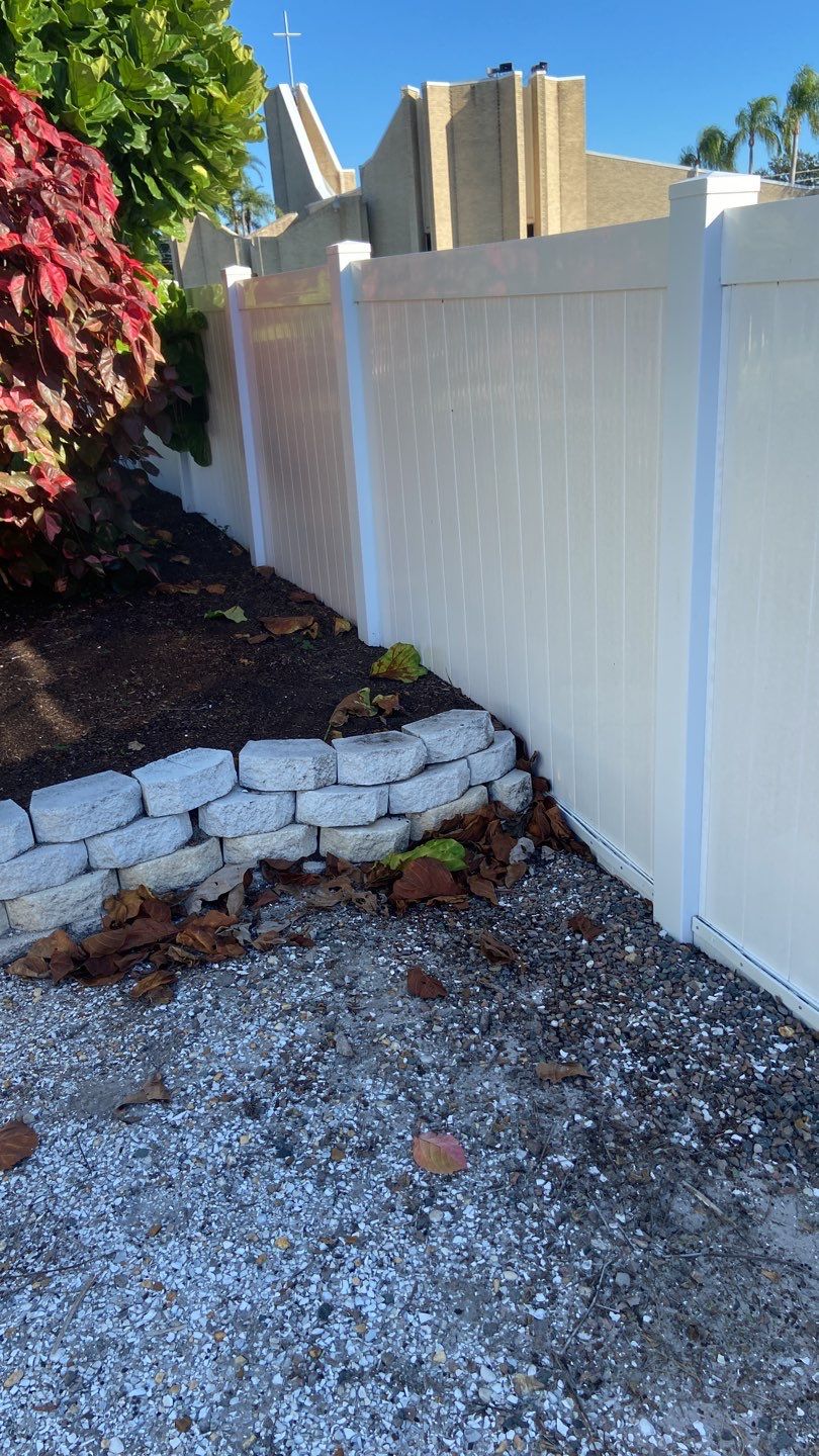 Bradenton FL 6 ft. Tall White Vinyl Privacy Fence  by Asap fence and gates, LLC