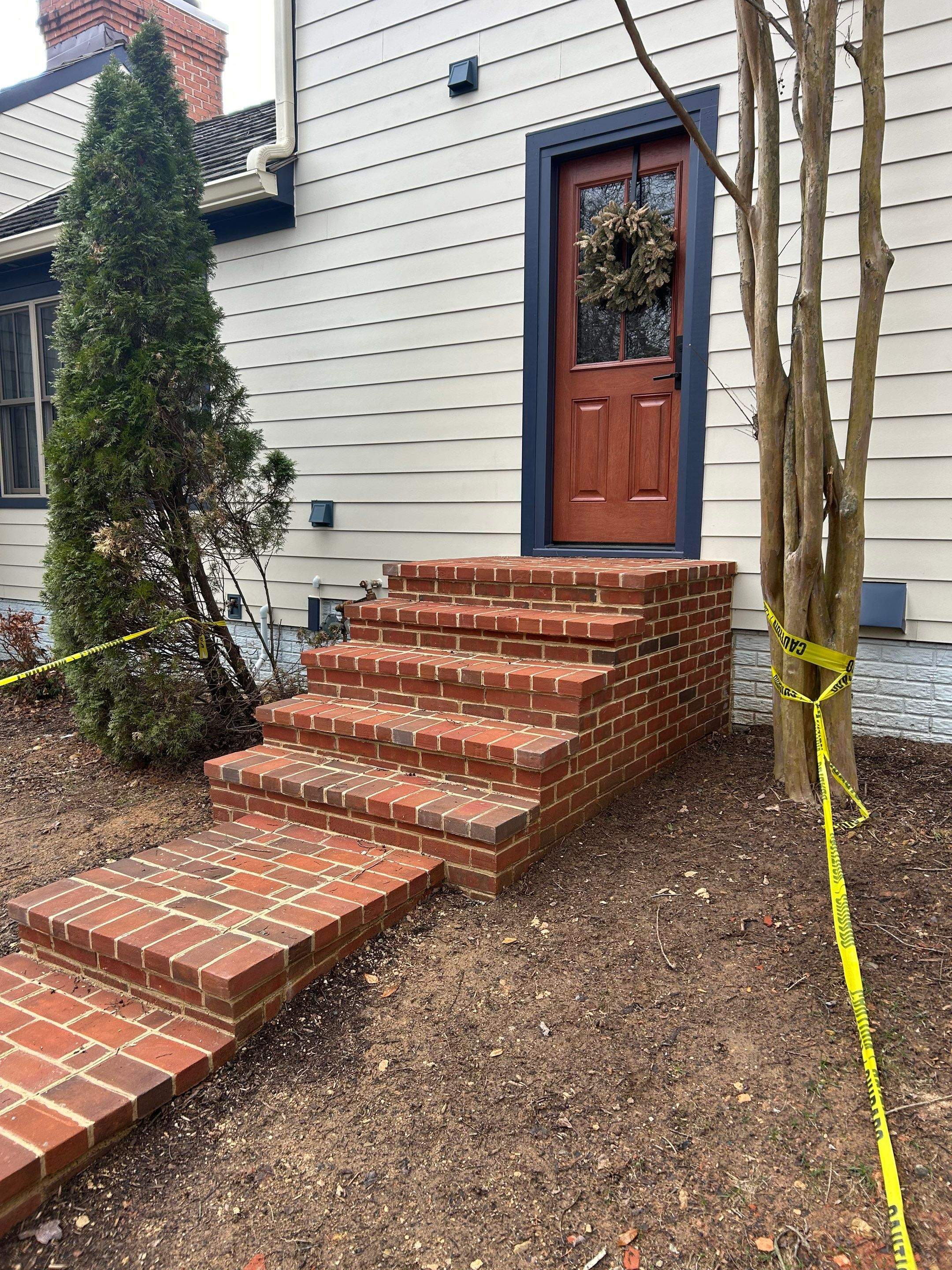 Traditional Iron Entry Railings – Gaithersburg, MD by Capitol Iron Works