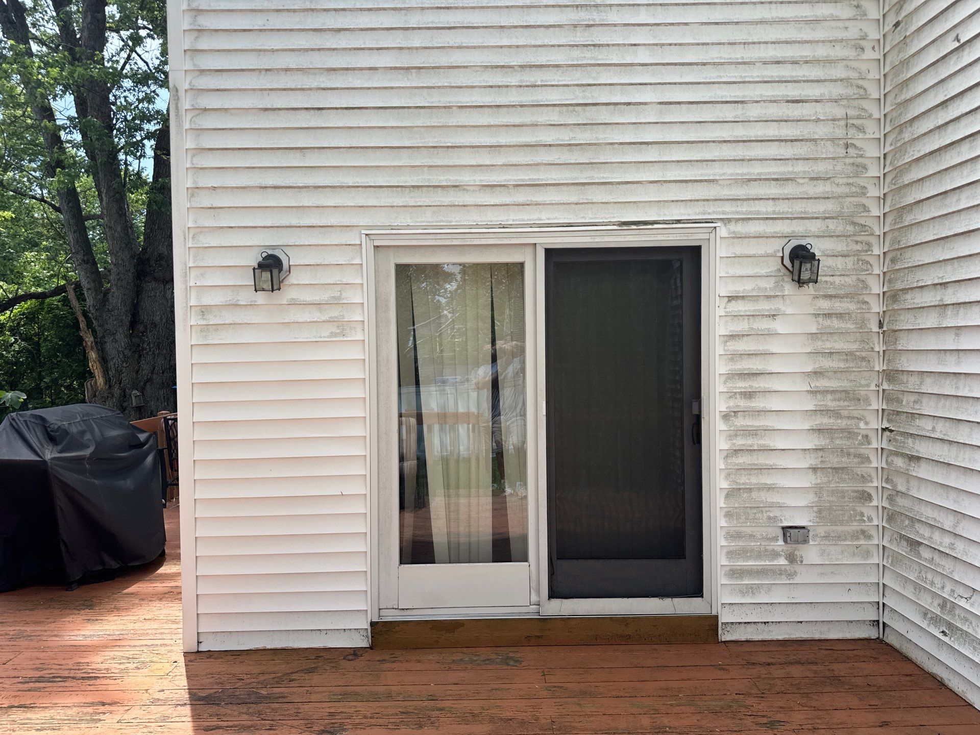 Patio Door Installation using Provia Patio Door by DiGiorgi Roofing and Siding Inc