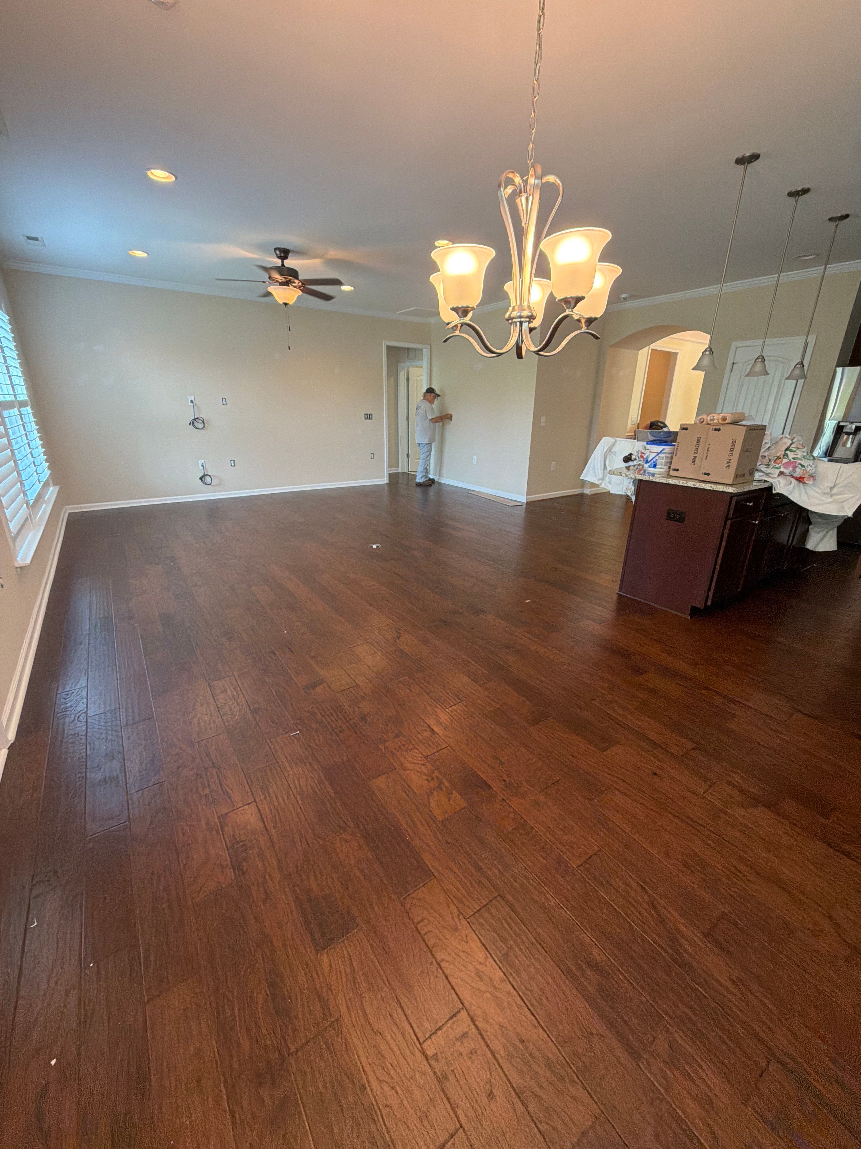 Luxury Vinyl Plank Flooring Installation and Interior Refresh in Durham by Billy Weatherspoon Contractor