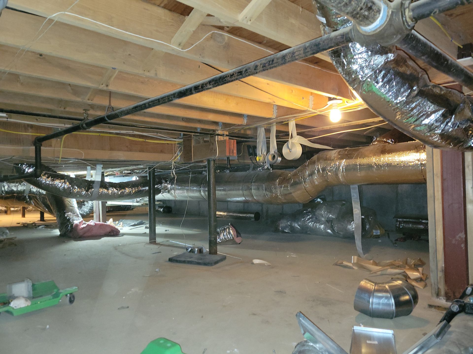 Newport RI Retail HVAC Installation with Bryant Heat Pumps and Spiral Ductwork by Ocean State Air Solutions