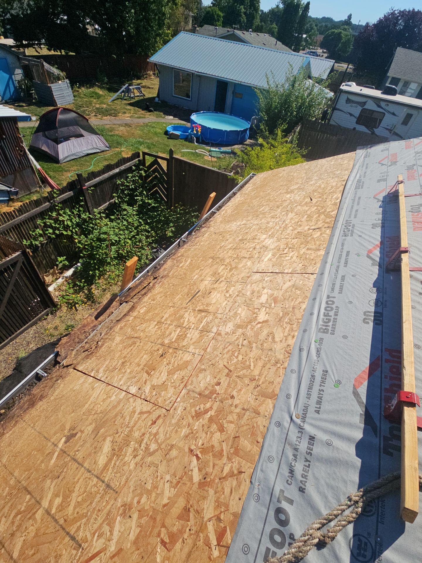 Residential Roofing Installation using IKO Dynasty (Color: Summit Grey) by Orezona Building & Roofing Company, Inc.