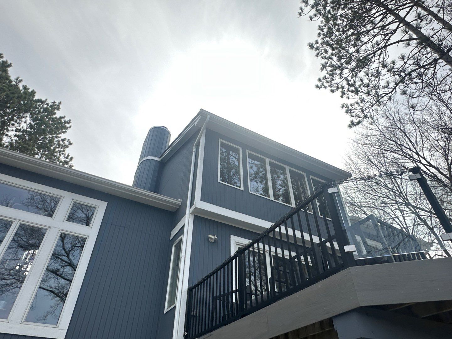 Siding Replacement using Certainteed Monogram D5 Pacific Blue by 180 Contractors