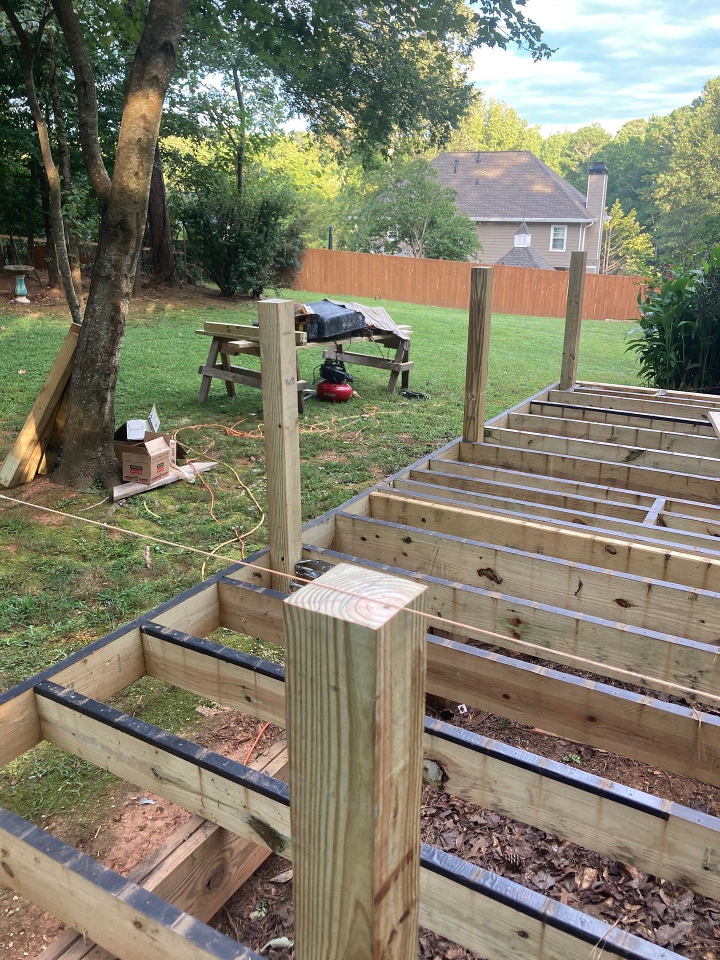Pressure Treated Wood Resurface by Nelson Exteriors 