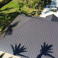 24ga 1.5" Snap-Lock Dark Bronze  by Total Roofing System The Metal Roof Experts