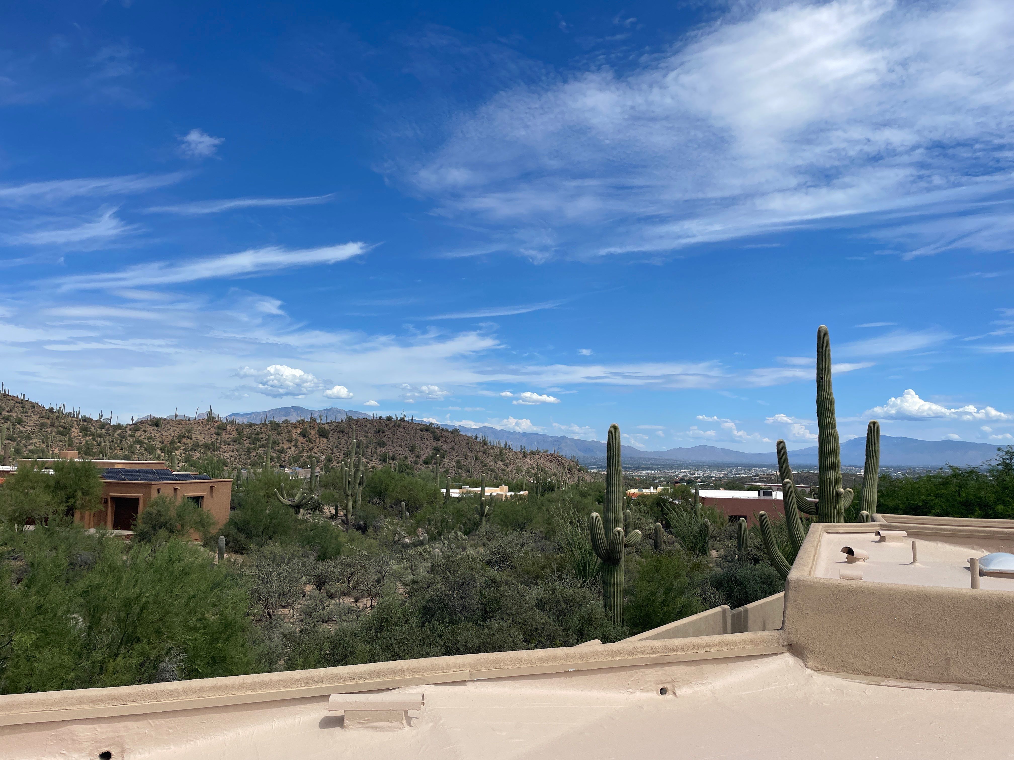 Residential Flat Roof Elastomeric Coating and Restoration in Tucson by West Coast Roofing AZ