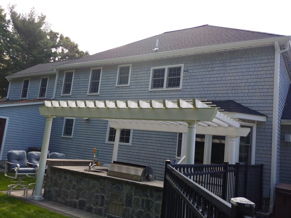 Kingston, MA Gutter Installation using 6" K-Style Aluminum Duo Pro Gutter by Gutter Pro Enterprises
