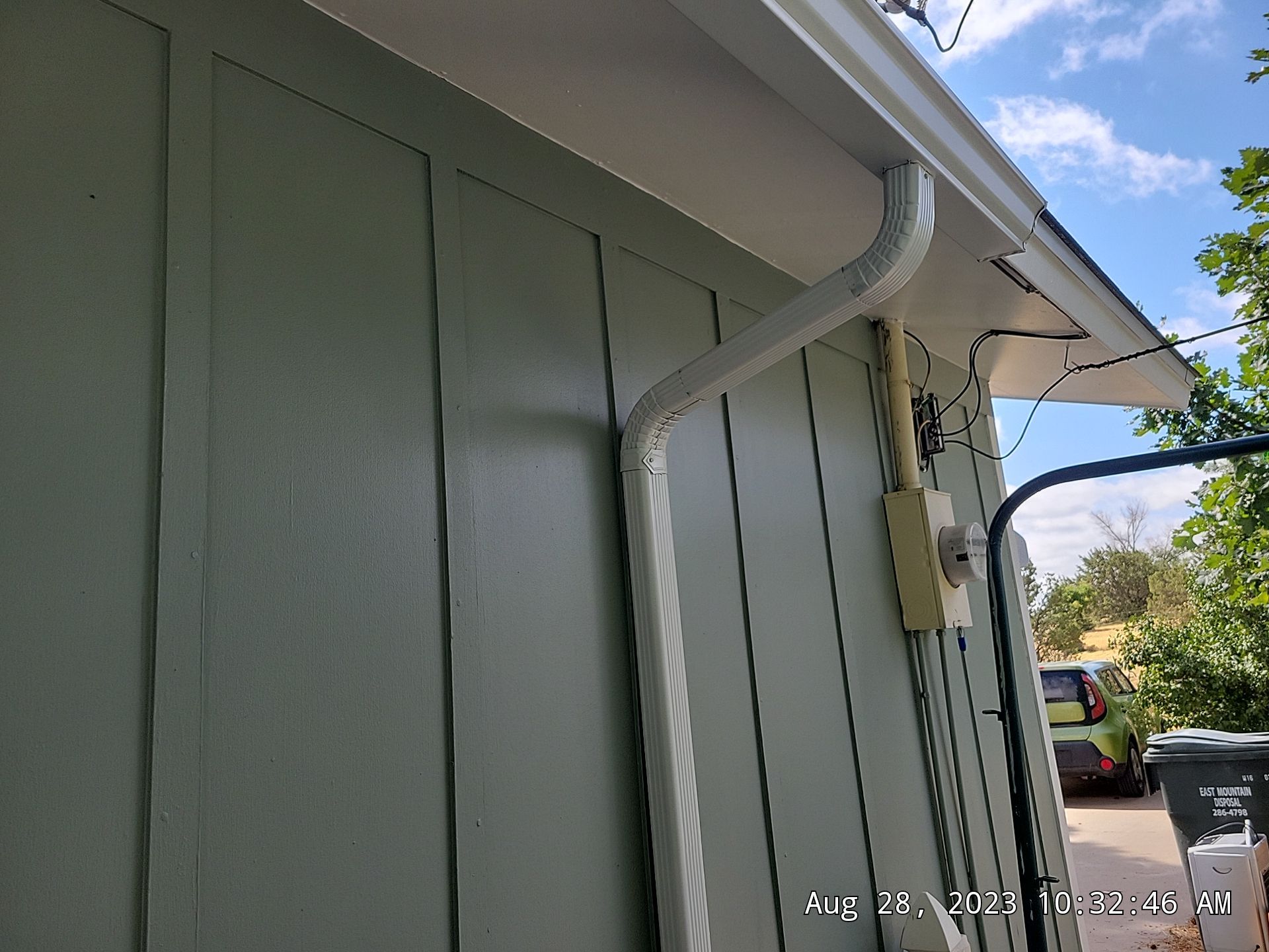 Architectural Shingle Roof Replacement with gutters and downspouts for Edgewood Home by Doyle Roof Masters Inc