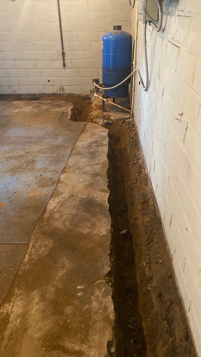 Interior Basement Waterproofing System by Toledo Basement Repair 