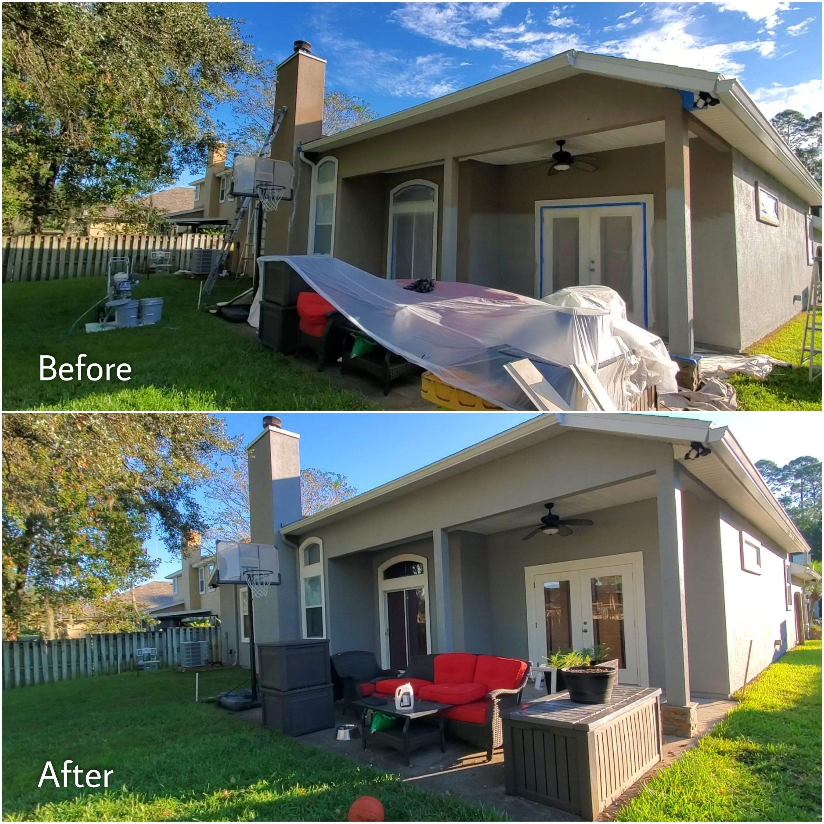 Residential Exterior Painting in Jacksonville FL 32216 by A New Leaf Painting, LLC