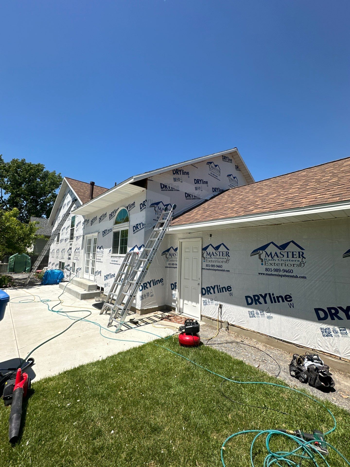 Project in Orem by Master Rain Gutters.