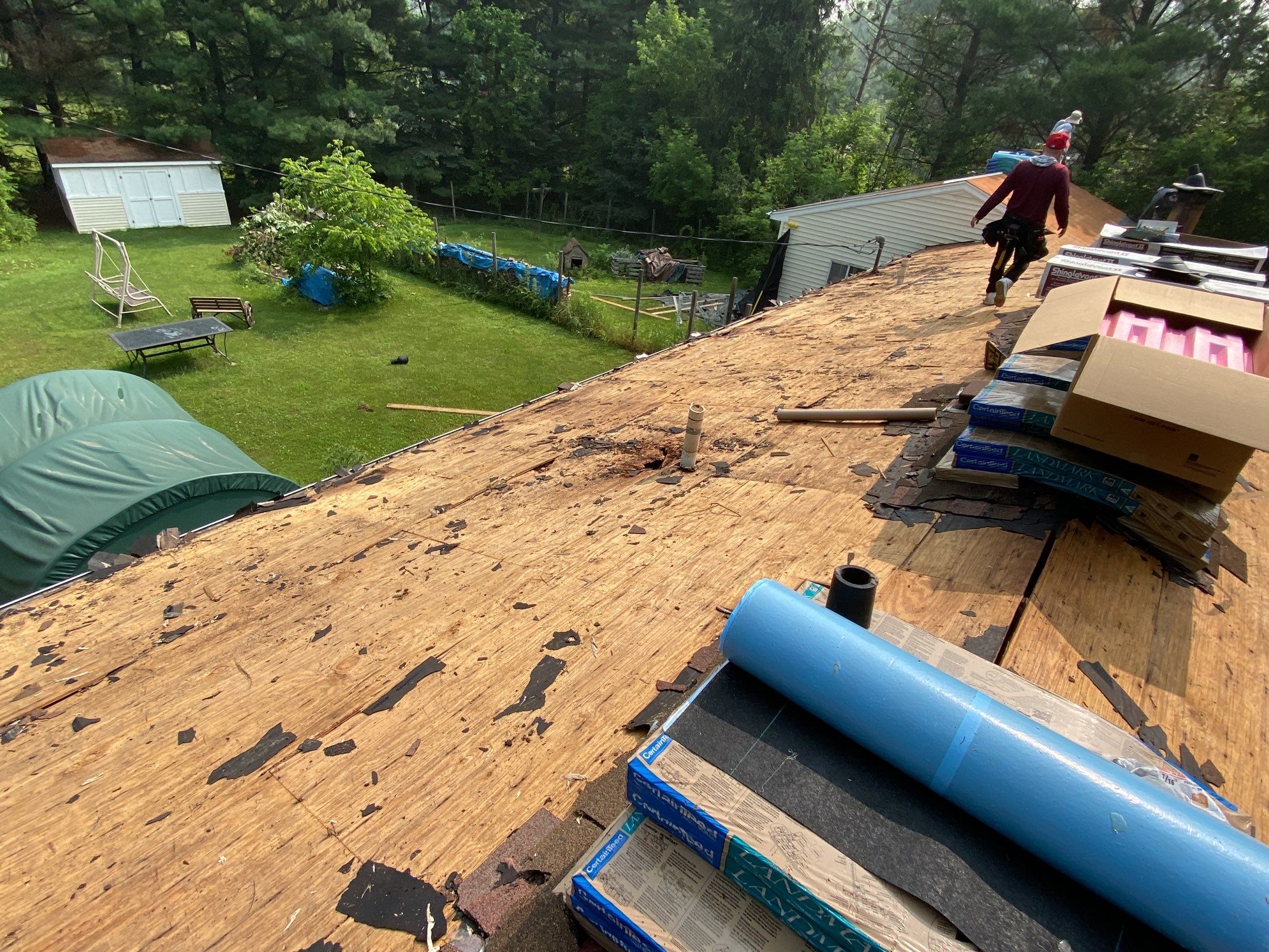Roof Replacement using CertainTeed Landmark by 180 Contractors