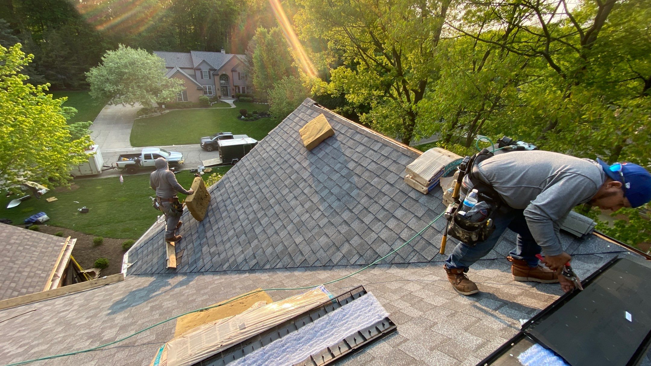 Roof Replacement using CertainTeed Landmark by 180 Contractors