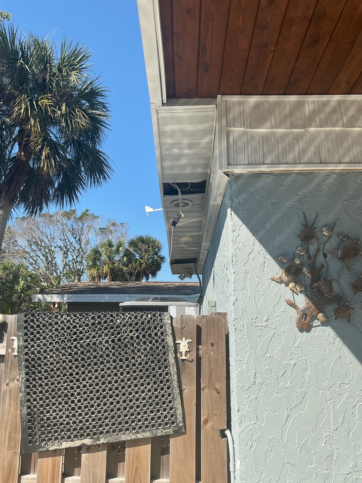 New Metal Soffit and Fascia in Siesta Key FL by Gutter Professors