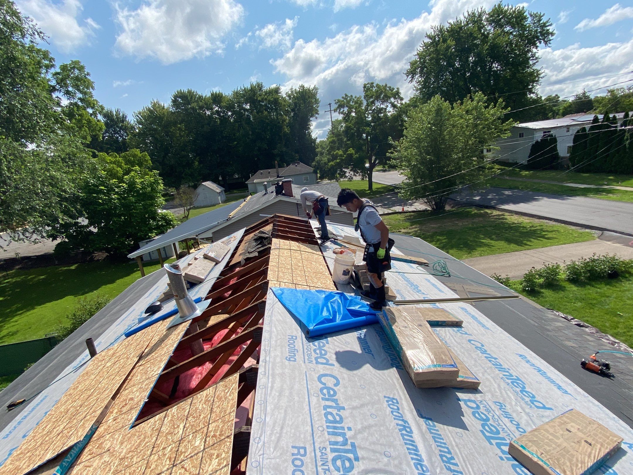 Roof Replacement using CertainTeed Landmark by 180 Contractors