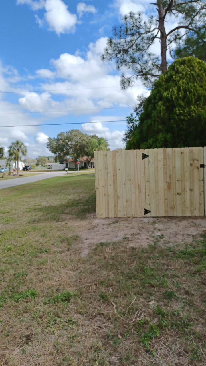 North Port, FL 6ft. Tall Treated Board on Board Privacy Fence by Asap fence and gates, LLC