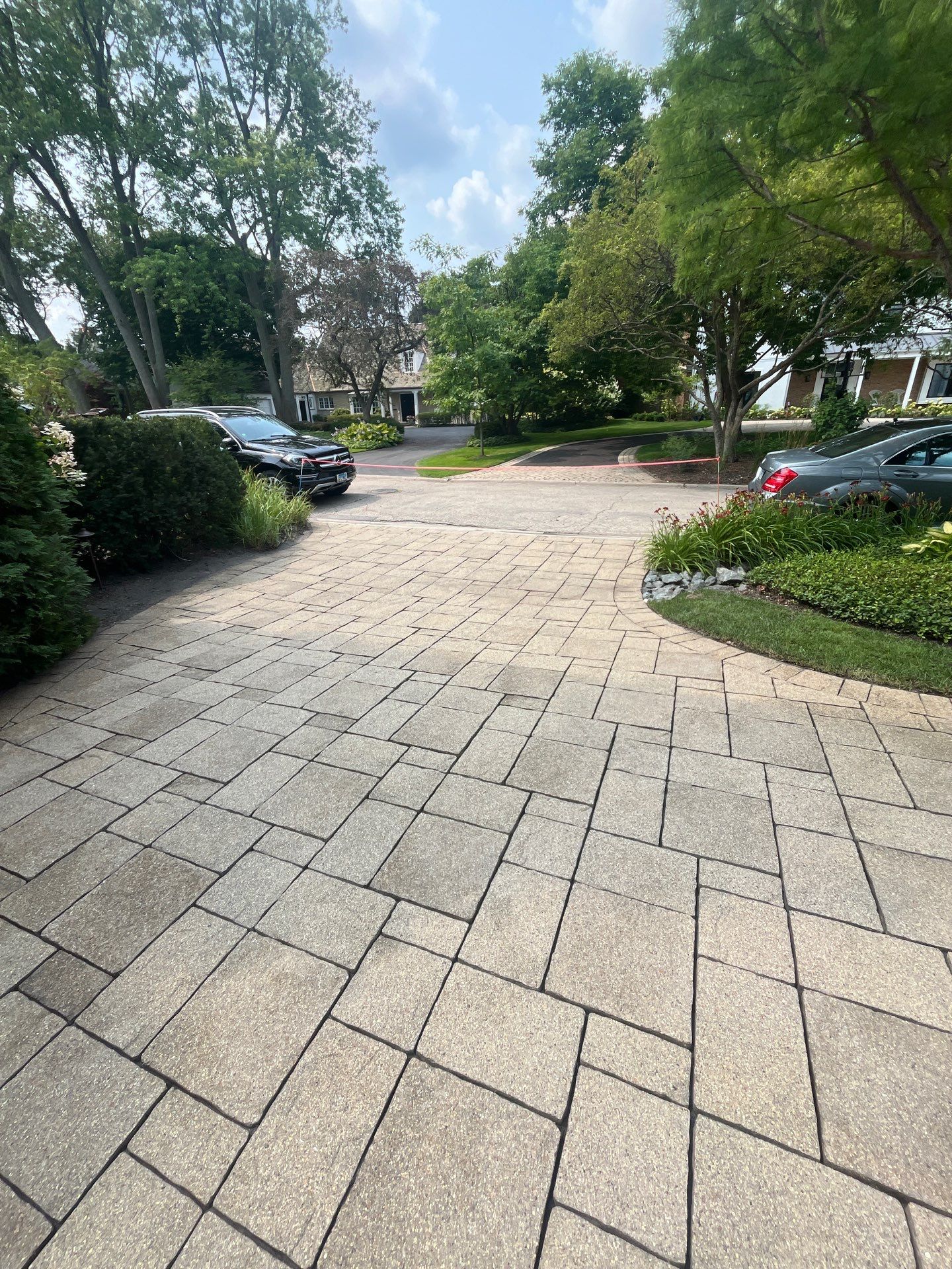 Brick paver clean, sand and seal.  using Surebond SB-1300 by Northern Power Washing LLC.