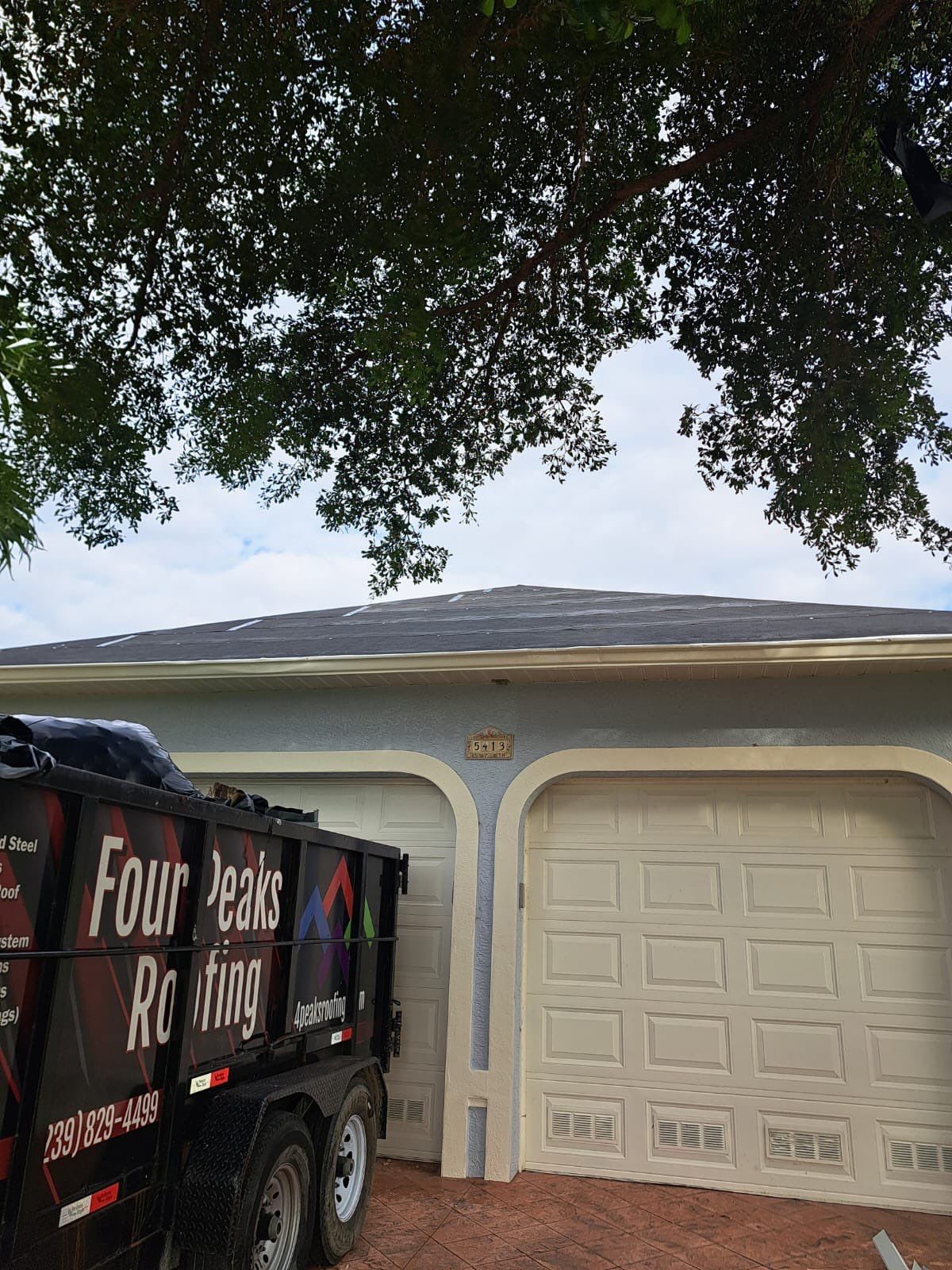 Residential Roofing Installation using Owens Coring Duration Shingles by Four Peaks Roofing