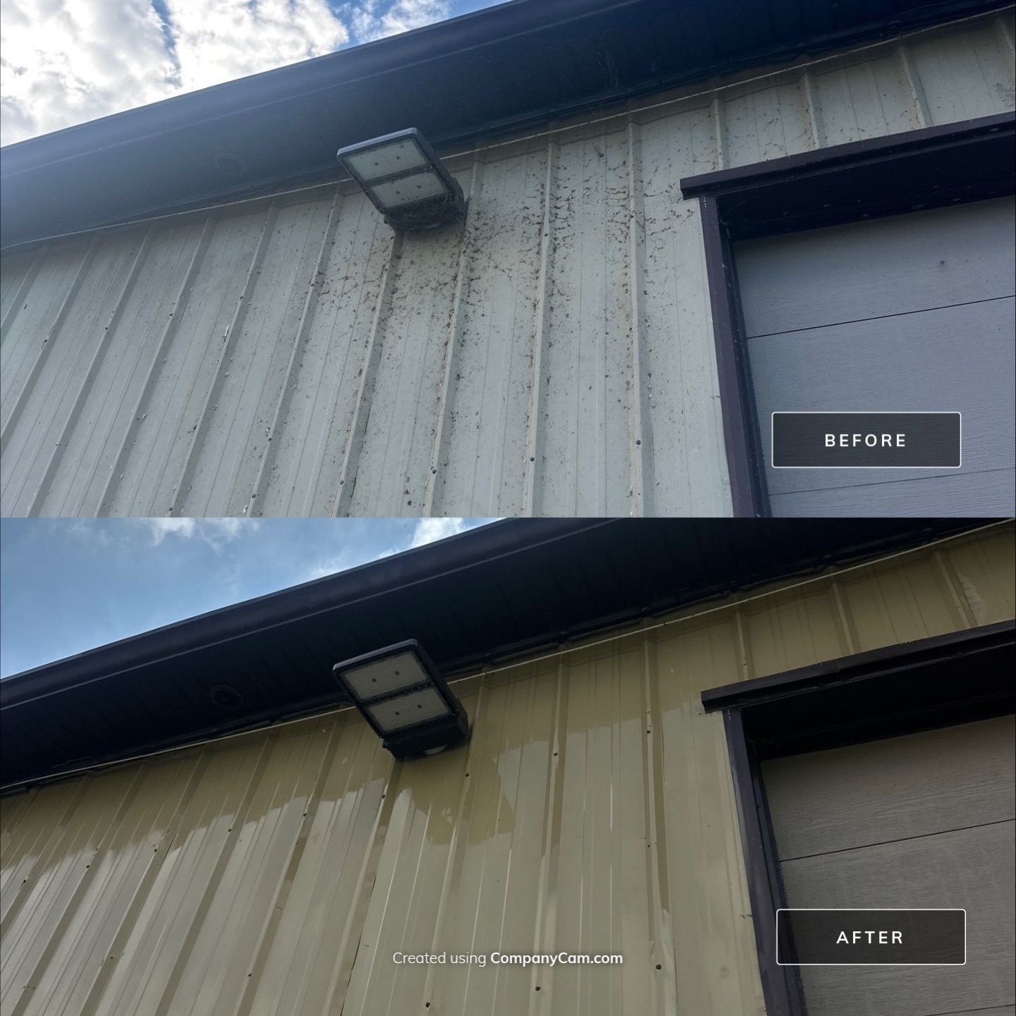 Project in Island Lake by Simmons Power & Soft Washing