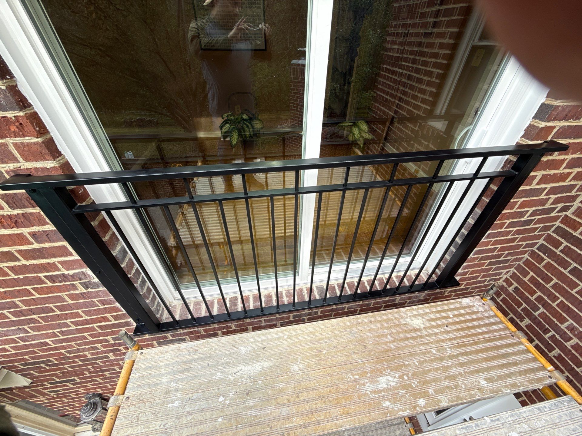 Modern Minimalist Exterior Balcony Railing – Residential Enhancement – Potomac, MD by Capitol Iron Works