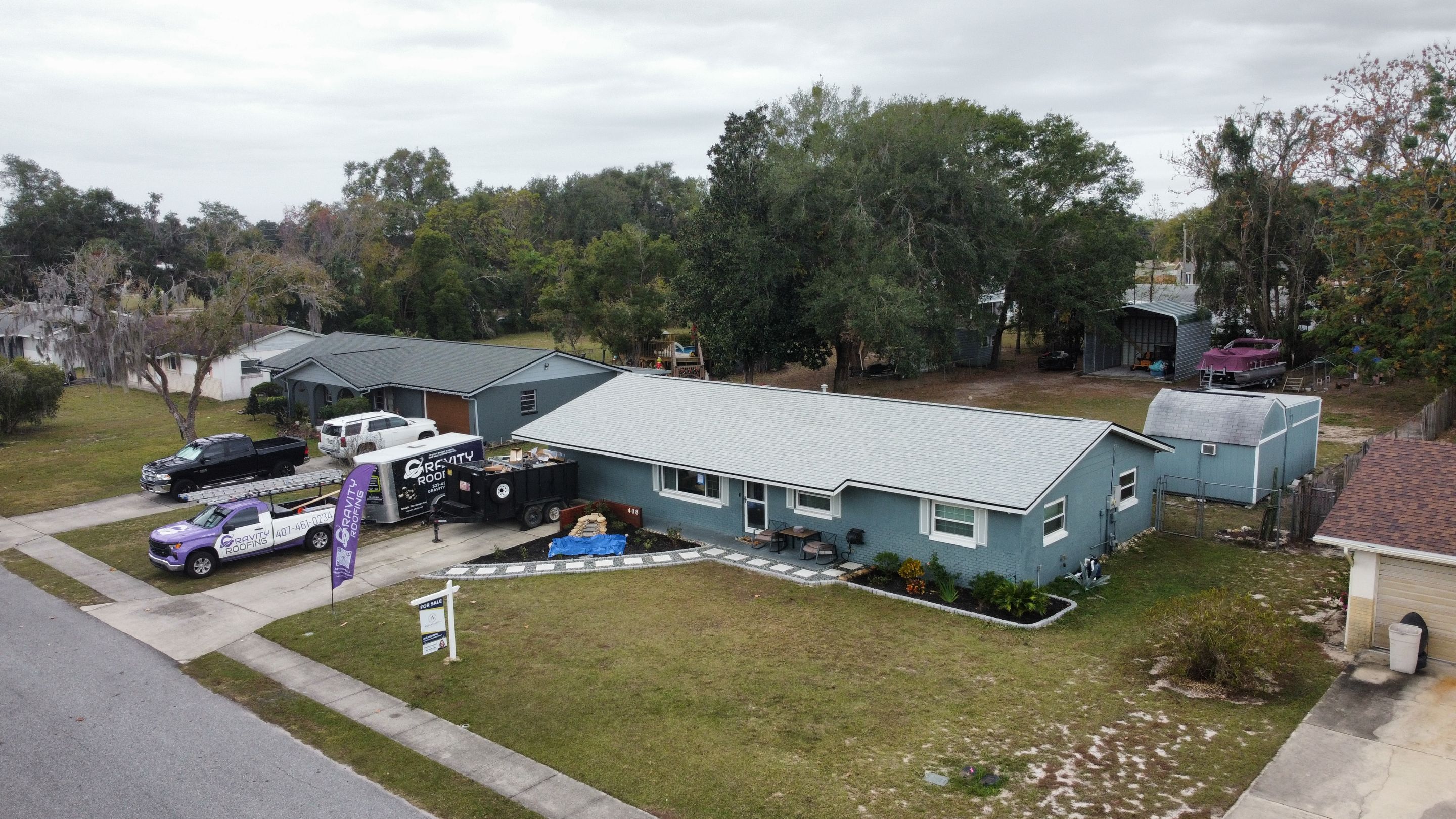 Project in Fruitland Park by Gravity Roofing LLC