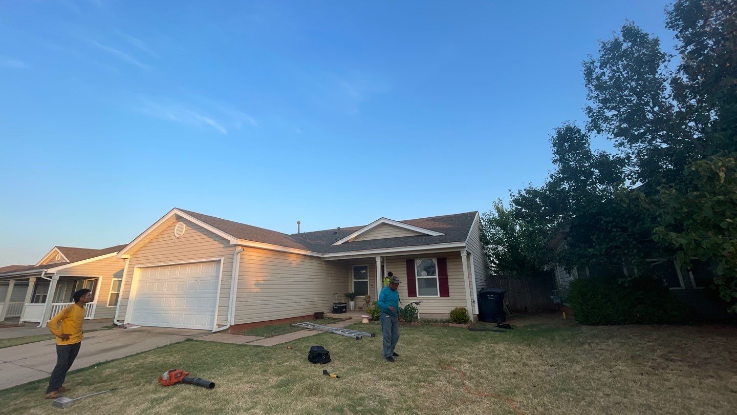Residential Roofing Installation using GAF Natural Shadow  by A & H Roofing and Contracting