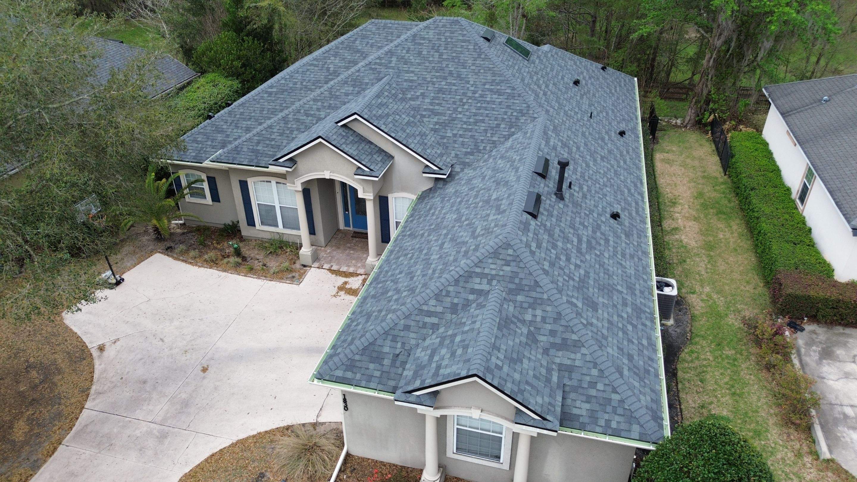 Reroofing hail damage in Gainesville, FL by Brehm Roofing