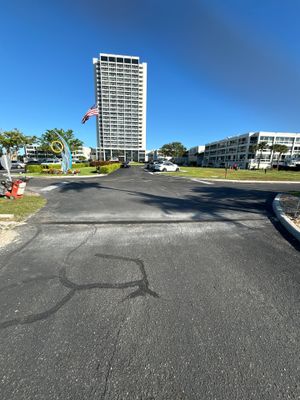 Saw Cut and Replace Asphalt Repair at Plymouth Harbor