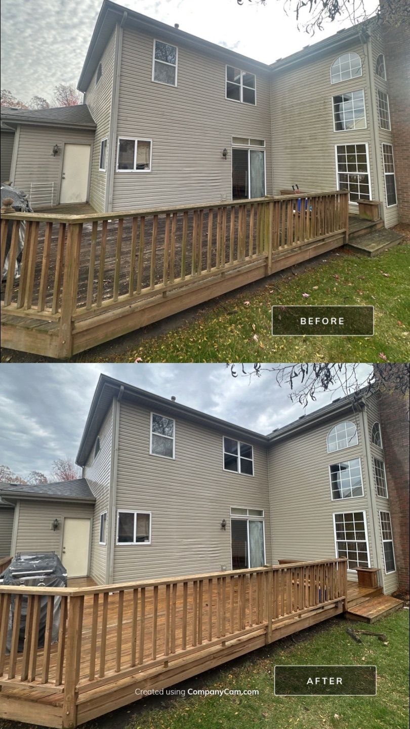 Project in Wauconda by Simmons Power & Soft Washing