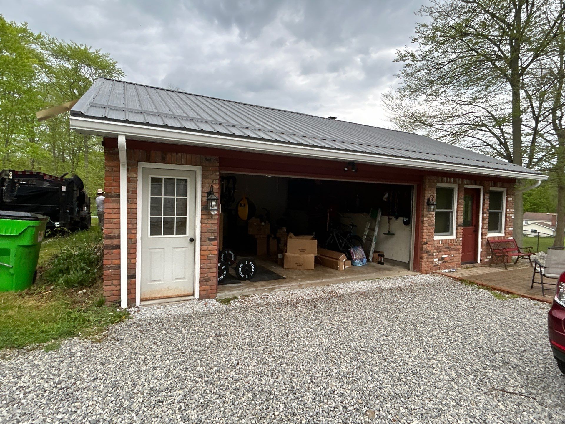 Metal Roof Installation, 6" Gutters and Cedar Siding Restoration by Pally Roofing