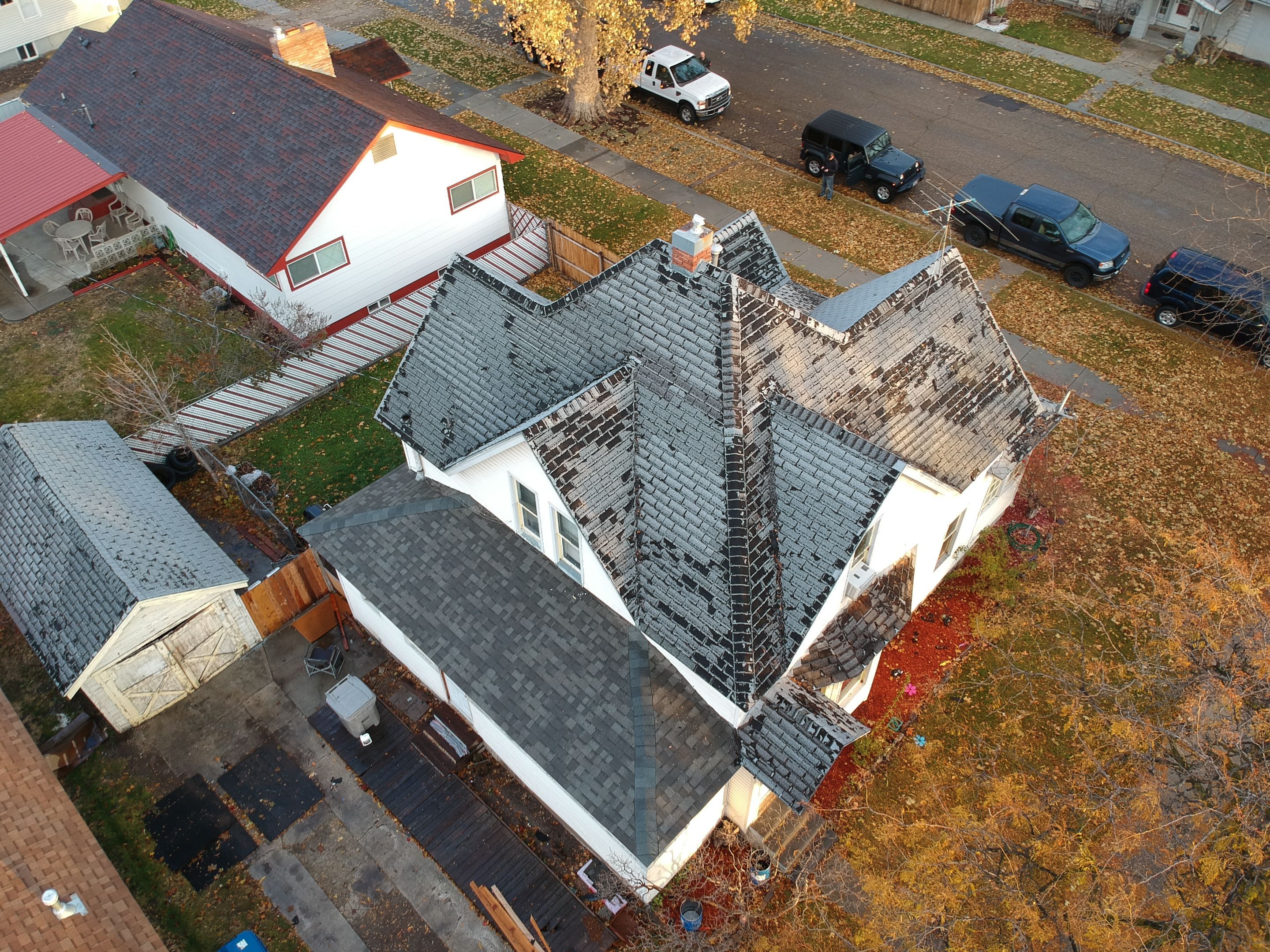 Nampa Idaho Two Story Residential Roofing Installation using Owens Corning by ID Roofing LLC