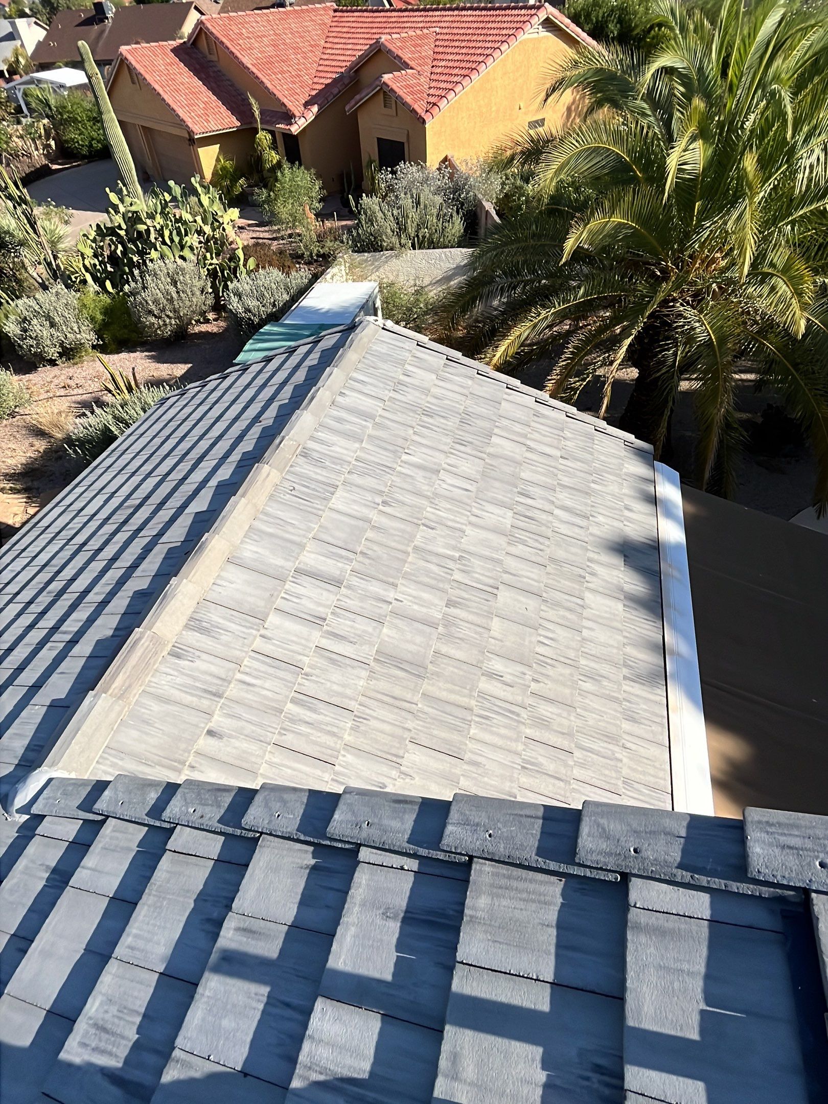 Sterling Gray Concrete Tile by Reimagine Roofing