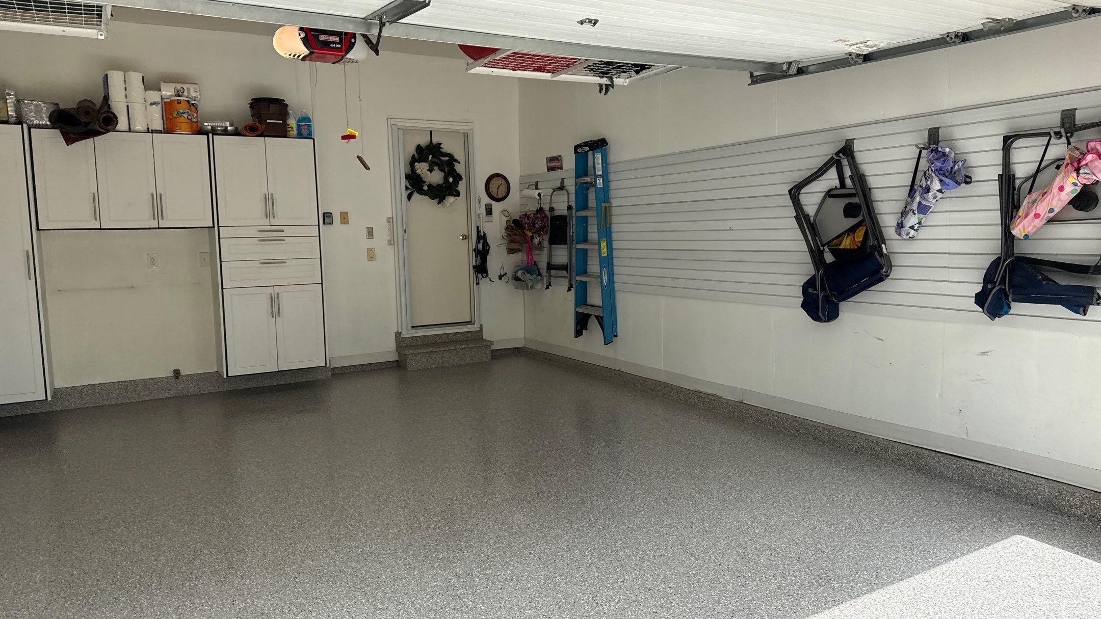 Rachelle & Norman Have a Beautiful New Floor  by Banner Garage