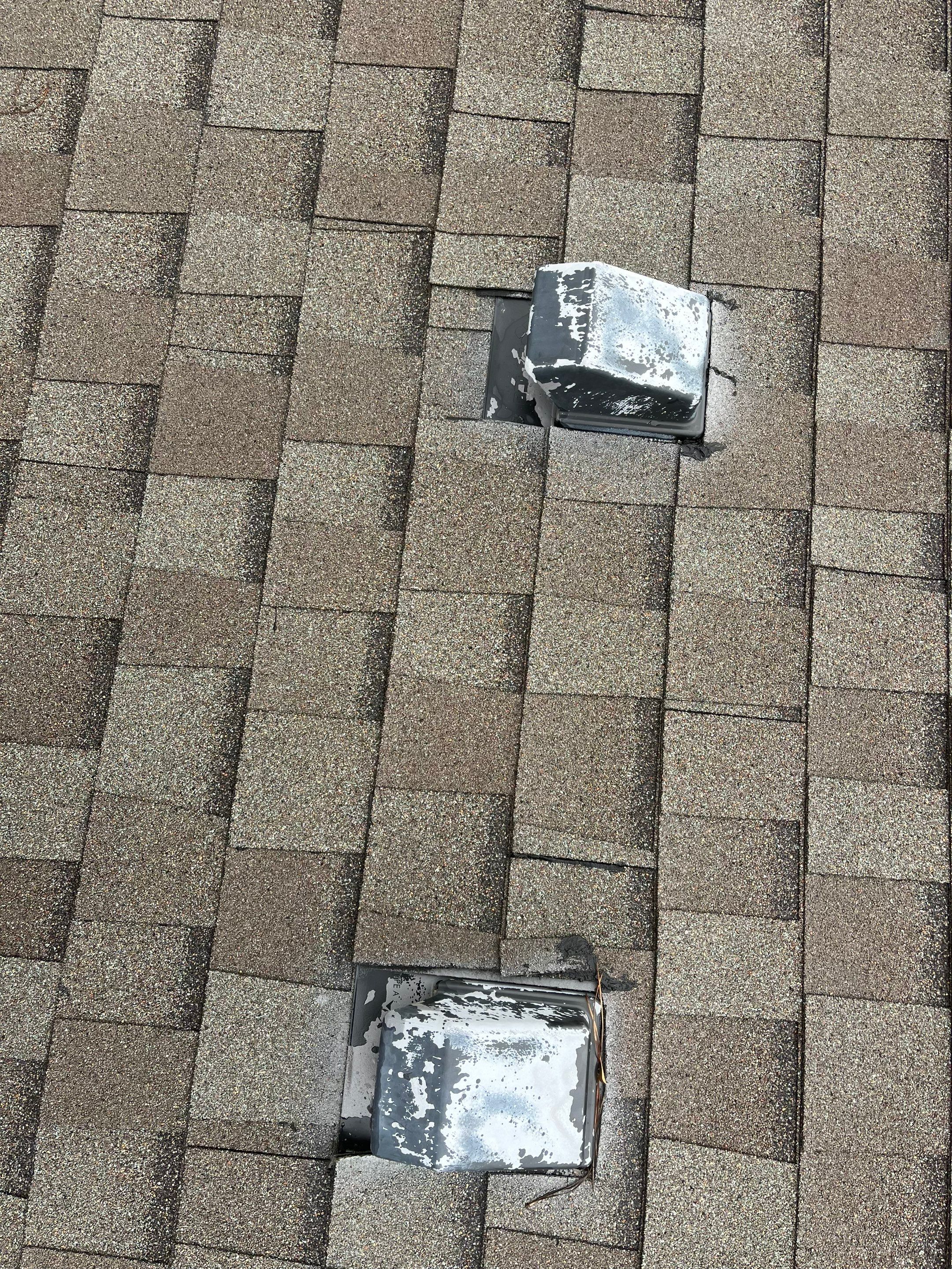 Hail Damage using Owen's Corning Duration (Lifetime) Shingles by Roof Repair Company