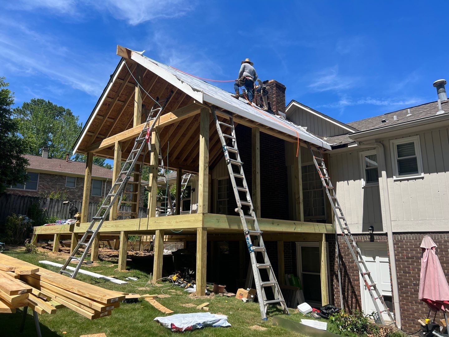 Burntleaf - Screen Porch by Pillar and Pine