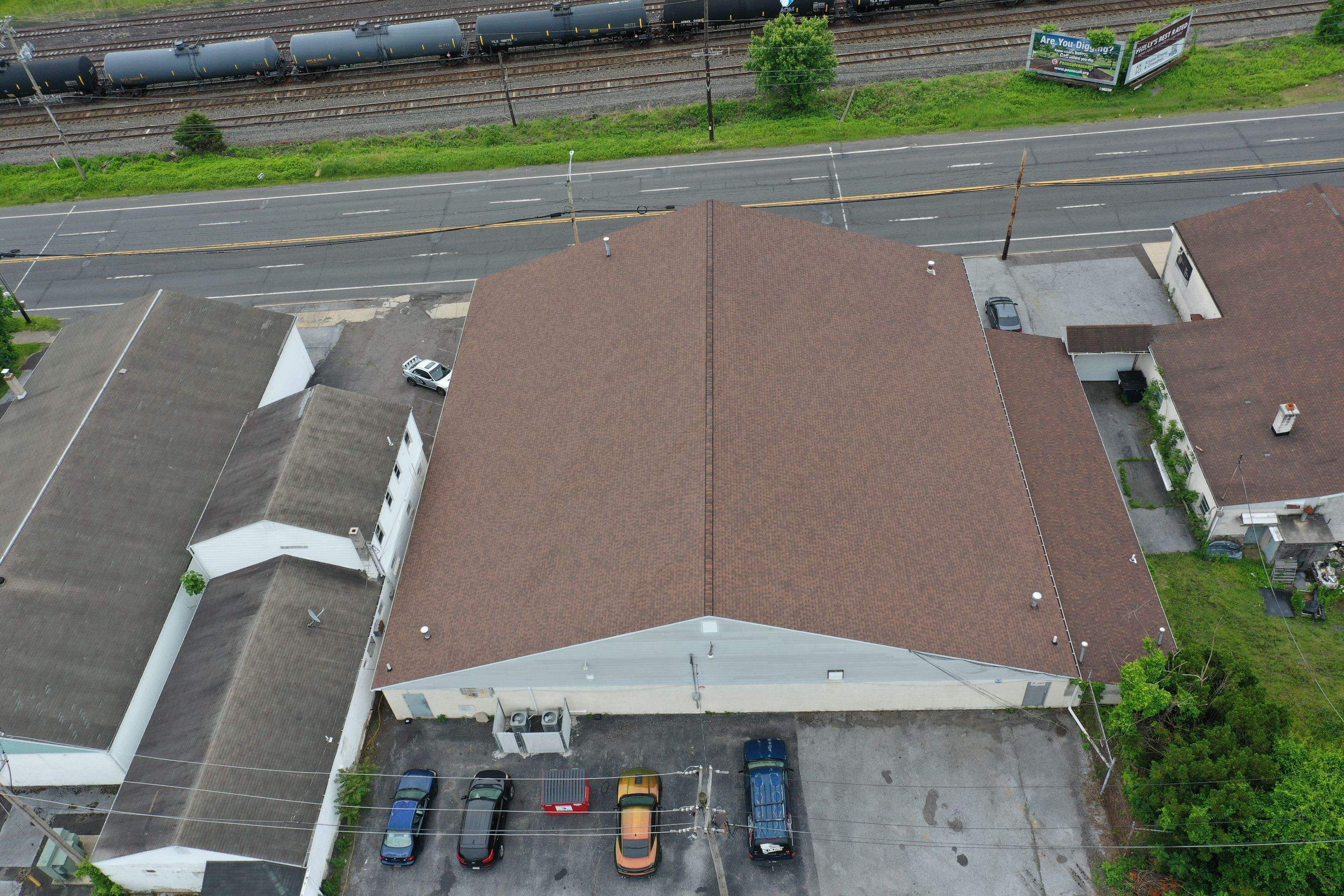 Roofing Installation using CertainTeed Landmark - Burnt Sienna by Storm Guard of Ches-Mont PA