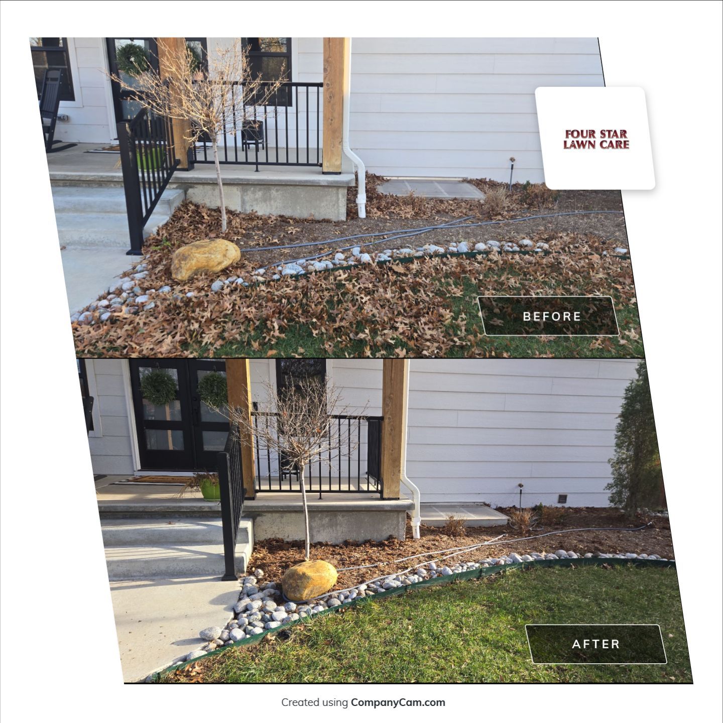 Project in Wichita by Four Star Lawn Care