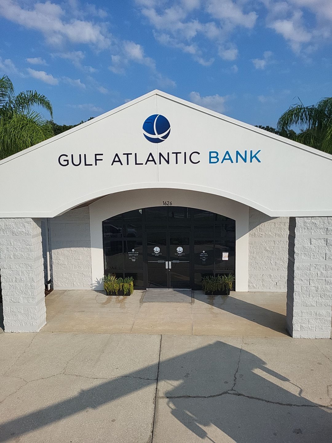 Acrylic lettering for Gulf Atlantic Bank by SignCrafters