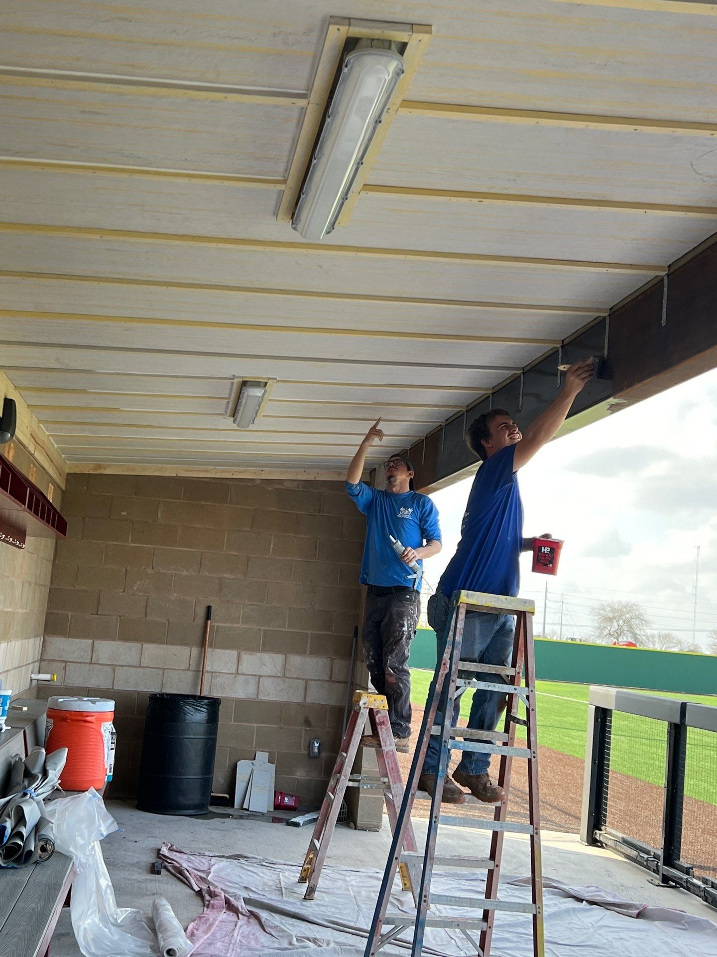 Wildcat Dugout by Bayfront Roofing and Construction