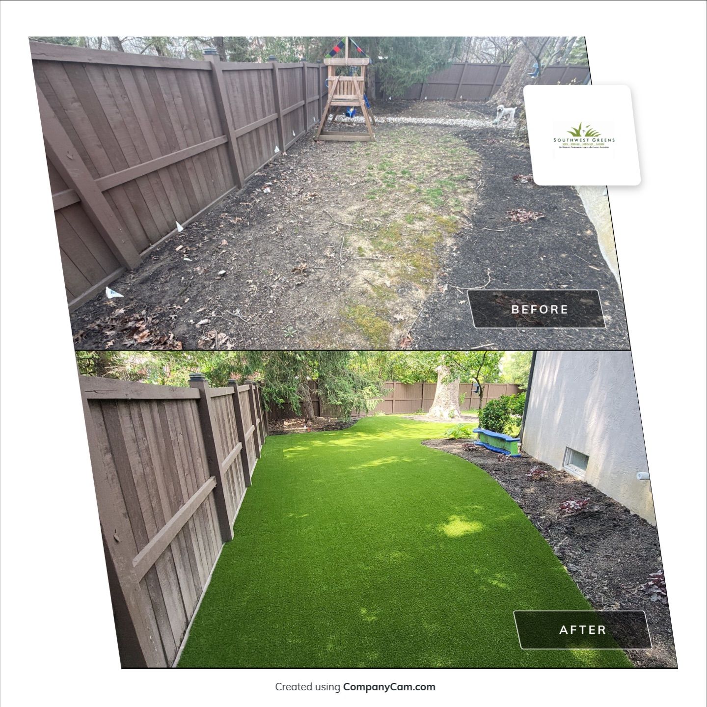 Private Pet Lawn in Worthington, OH by Southwest Greens Midwest