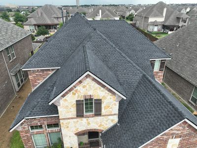 Residential Roofing Installation using GAF Timberline HDZ Charcoal