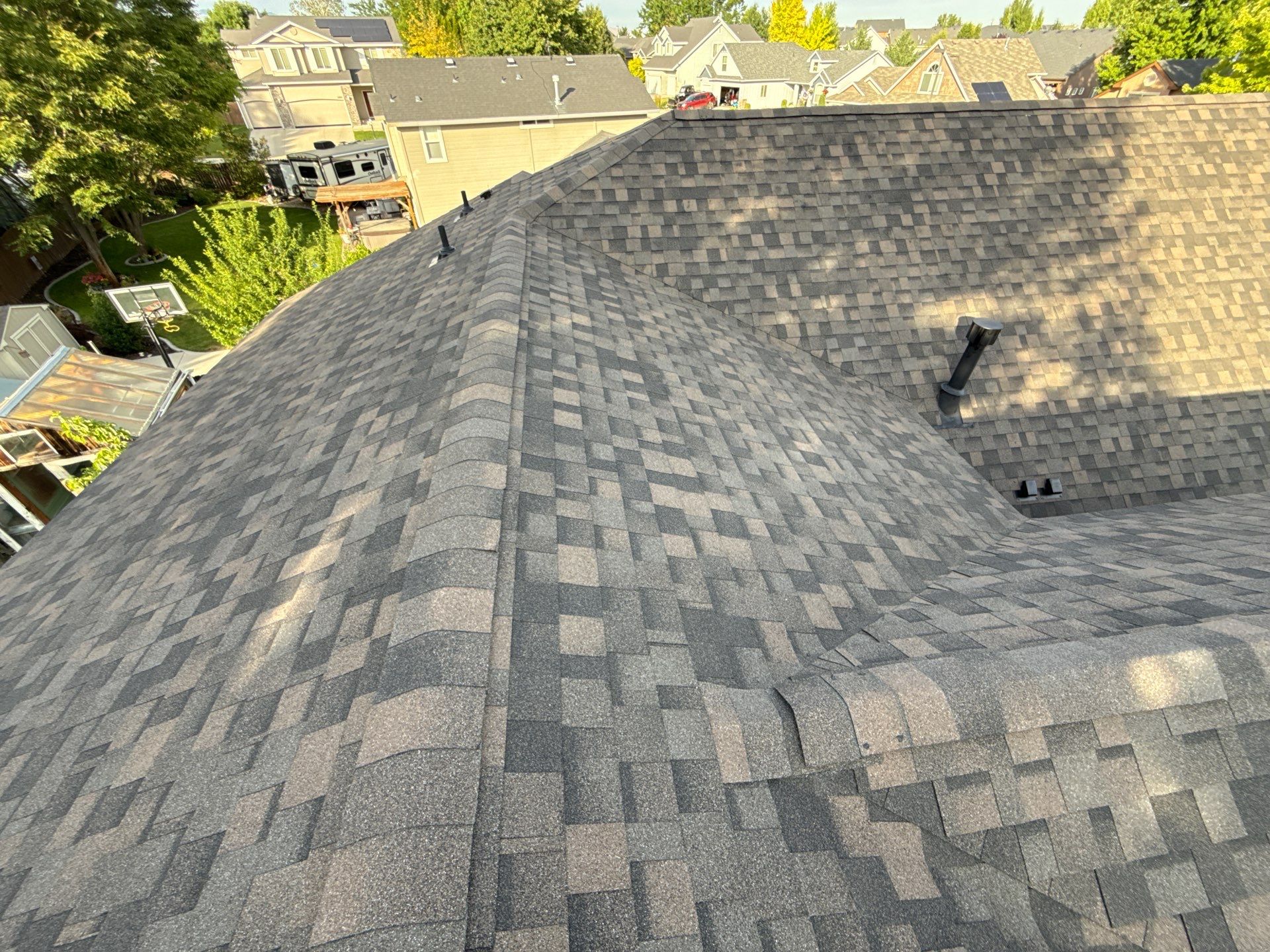 Boise Residential Roof Replacement Featuring Multi-Toned Architectural Shingles by Olive Roofing