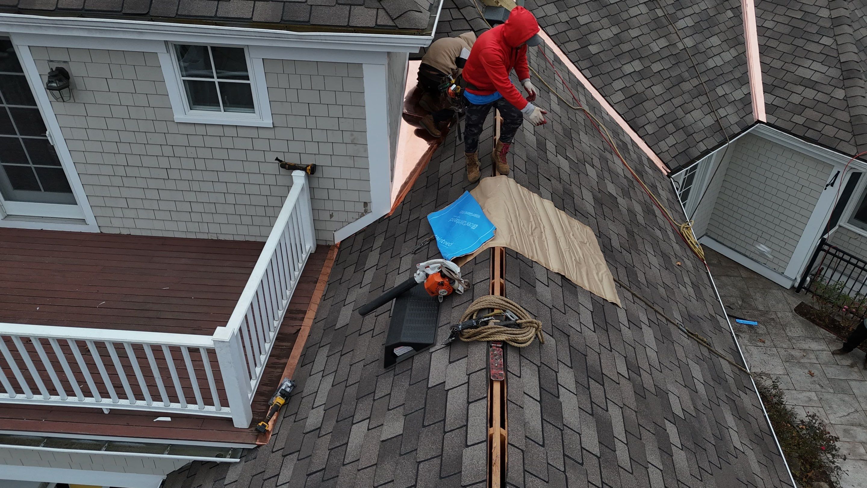 Premium Cedar Shake Roof Replacement Project in Barnstable by Mighty Dog Roofing of Greater Middlesex County
