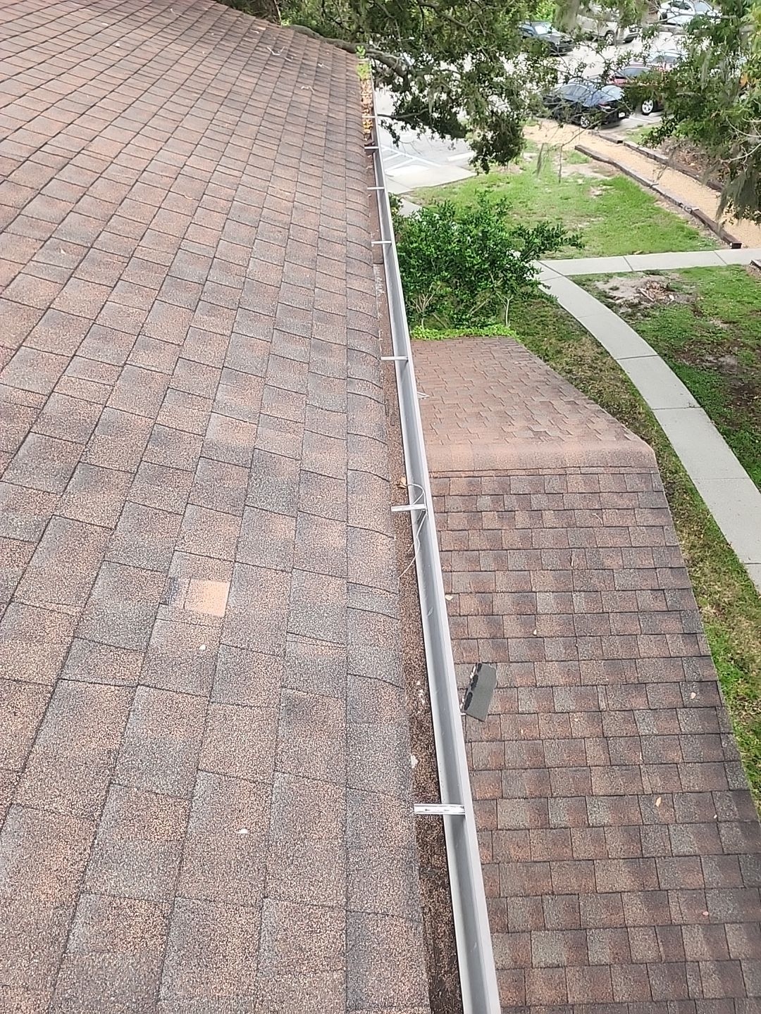 Trinity Gutter cleaning job
