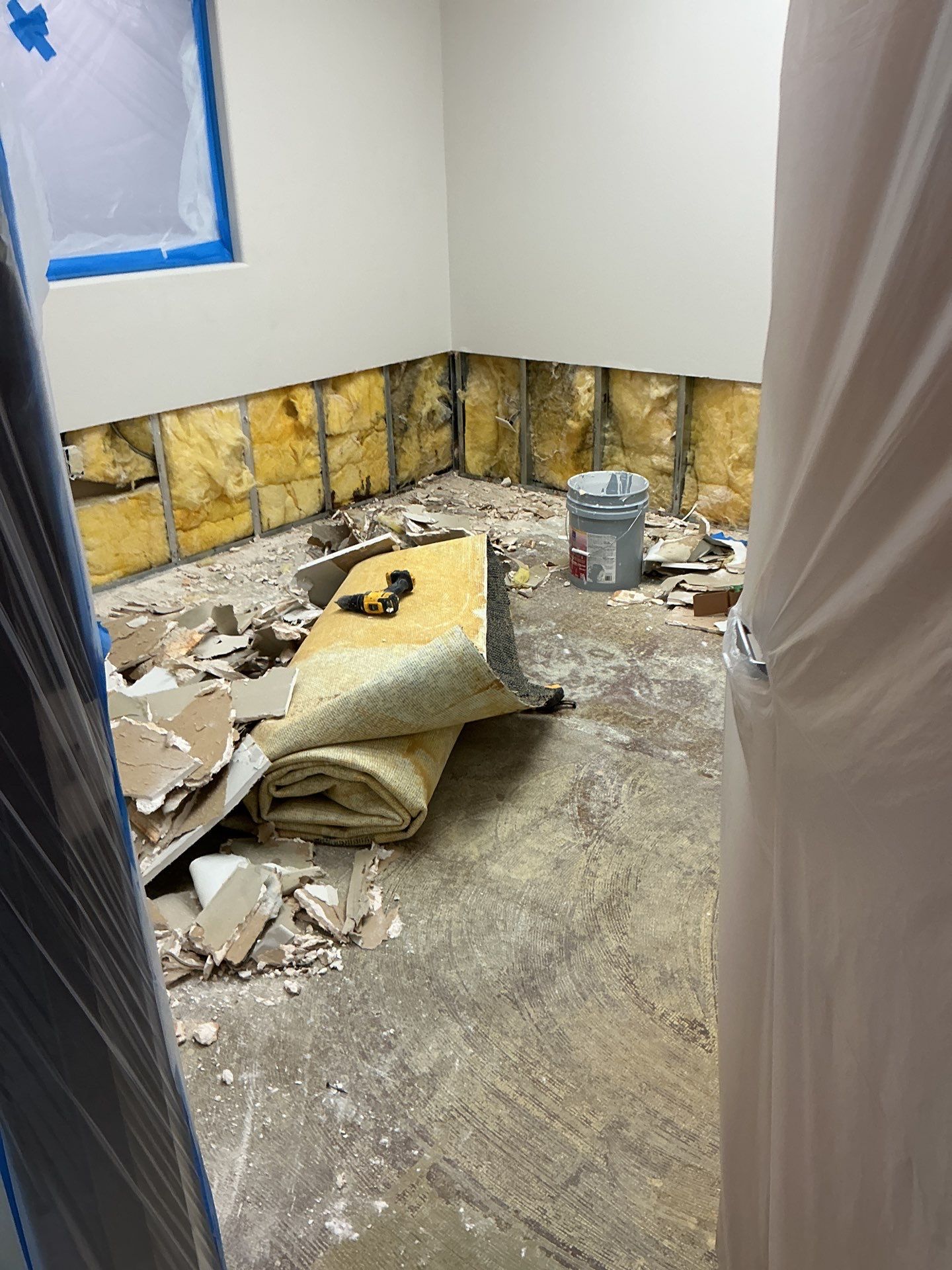 Dallas Office Interior Restoration and Commercial Carpet Tile Installation by Simmons Floors 