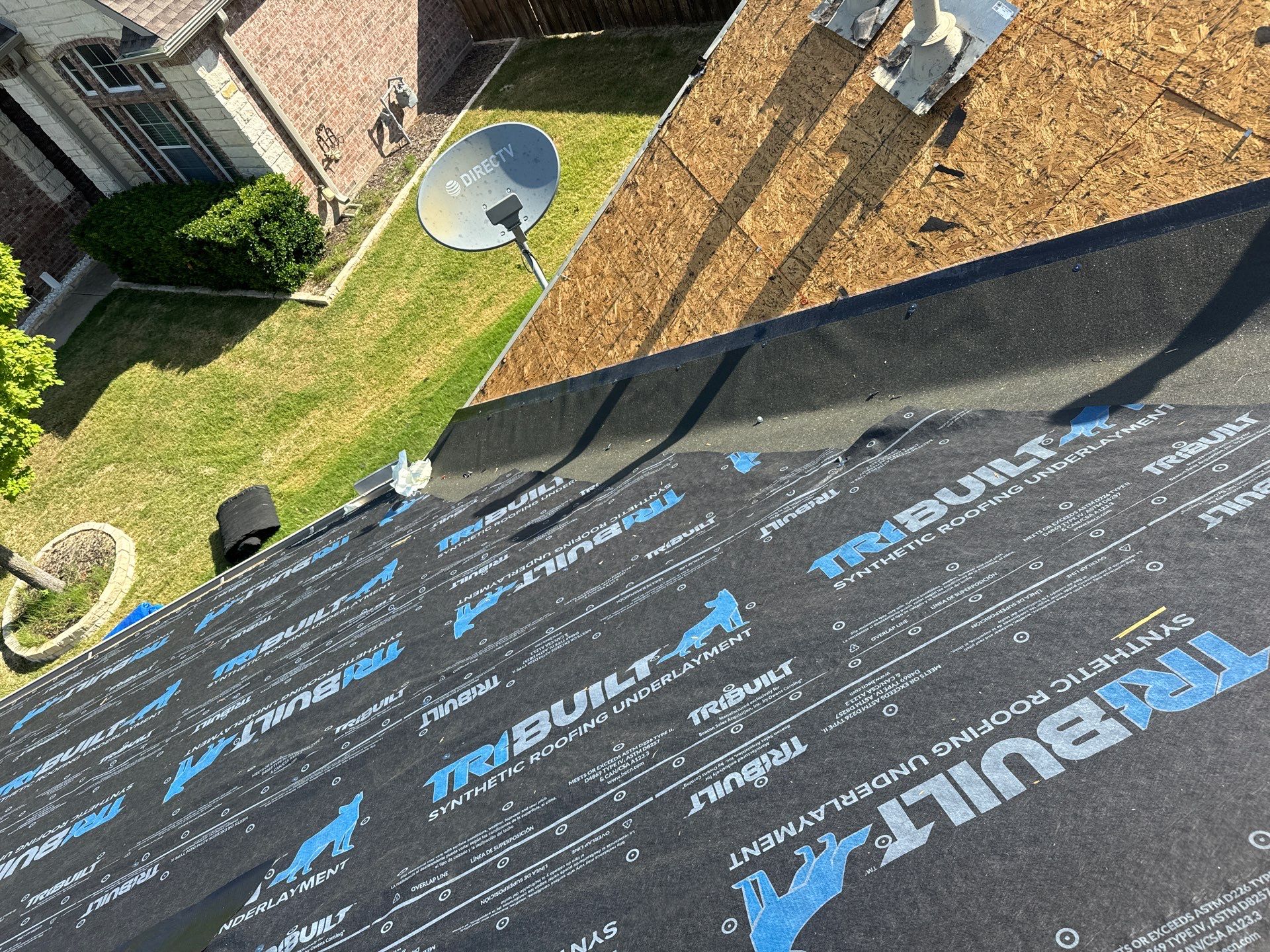 Project in Weatherford by Lonestar Roofing and Restoration LLC.