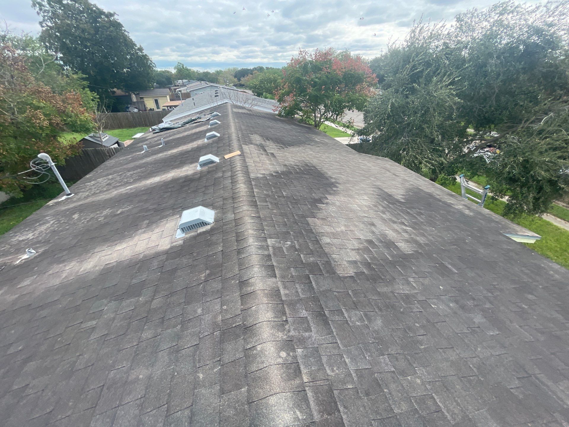 Residential Roofing Installation using GAF HDZ Charcoal by Lighthouse Roofing