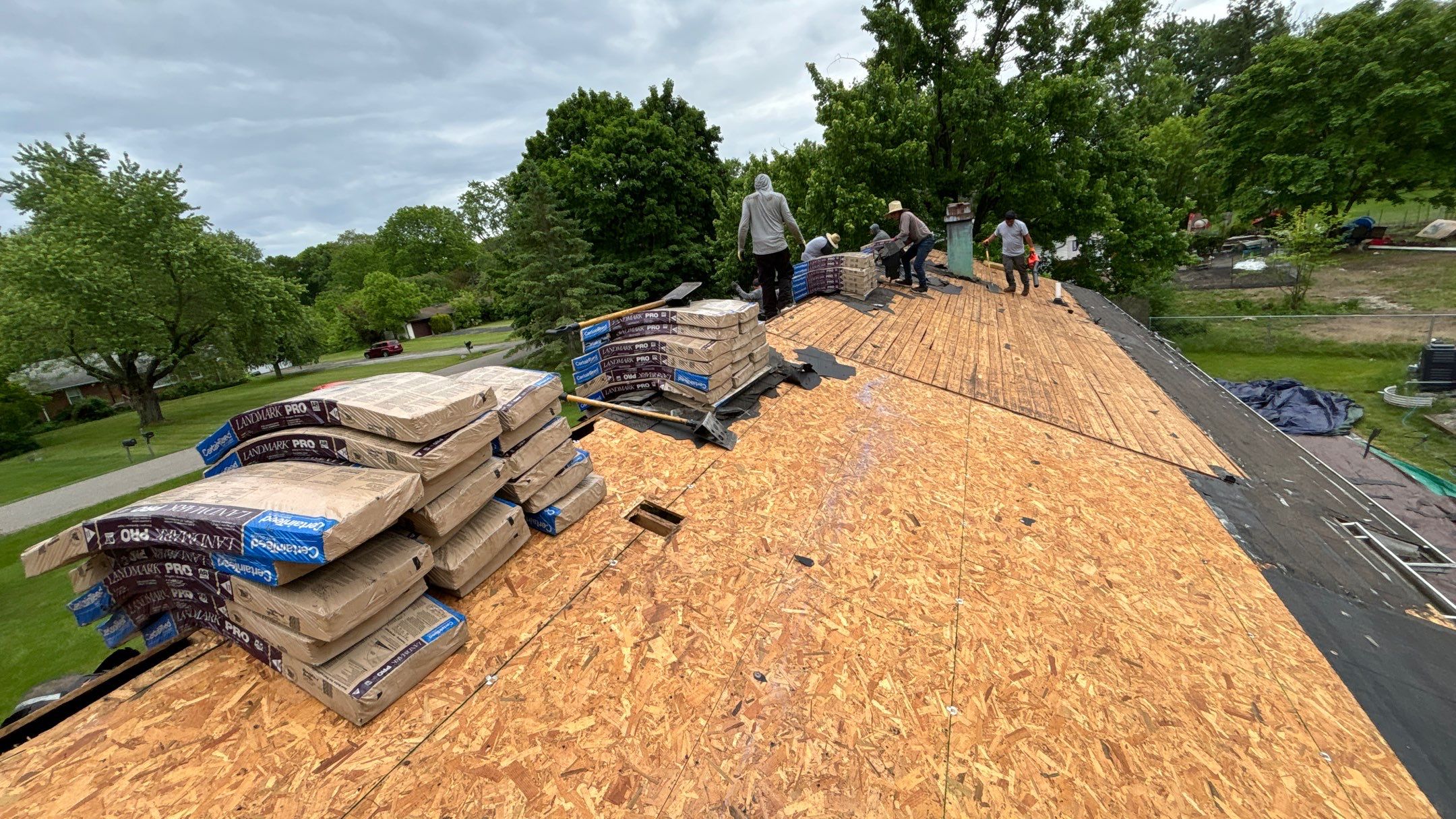 Roof Replacement using CertainTeed Landmark Pro by 180 Contractors